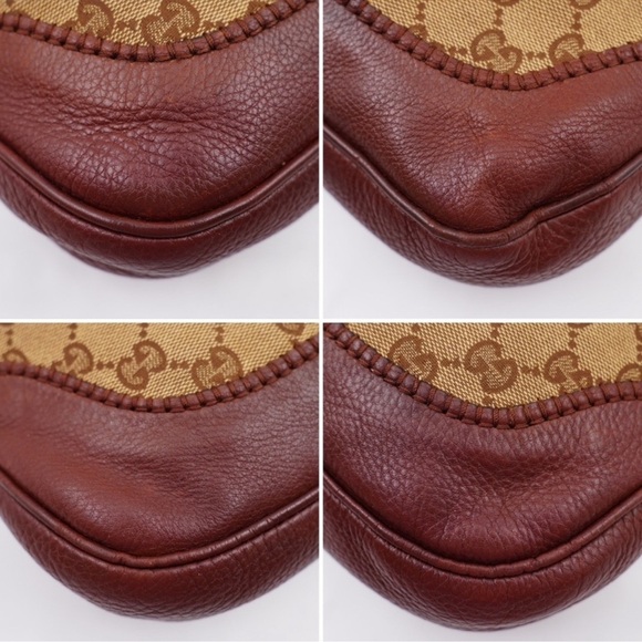 Fall🍂Gucci Jackie Hobo Two Way Tassel bag Gucci shoulder Bag Gg canvas tote - Picture 15 of 17